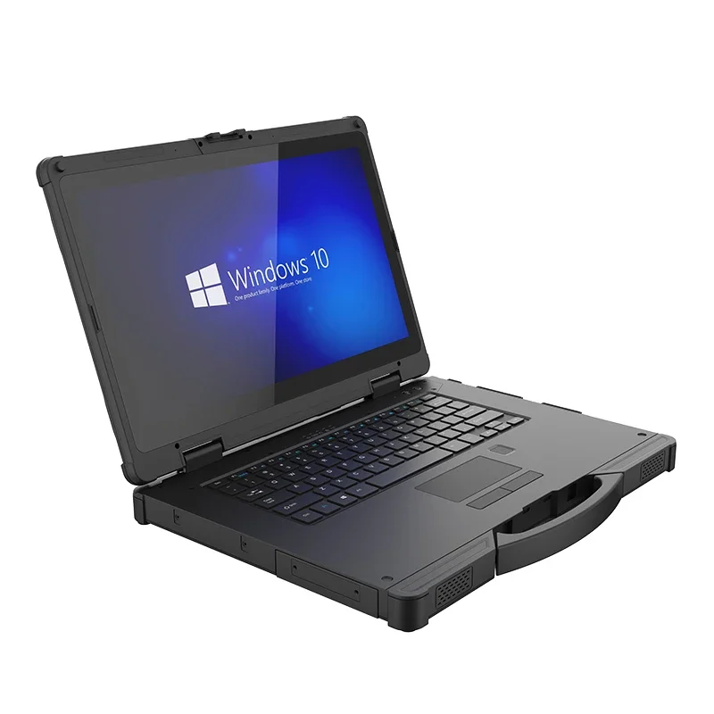 NEW CENAVA 14 Inch Rj45 Port OEM GPS Outdoor Durable Industrial Rugged Laptop Pc Notebook With Serial Port Keyboard