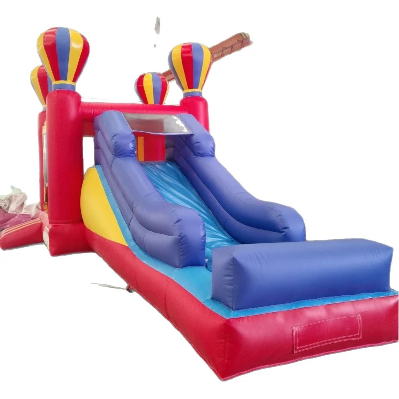 

Children's naughty castle small household inflatable castle movable slide combination inflatable trampoline factory