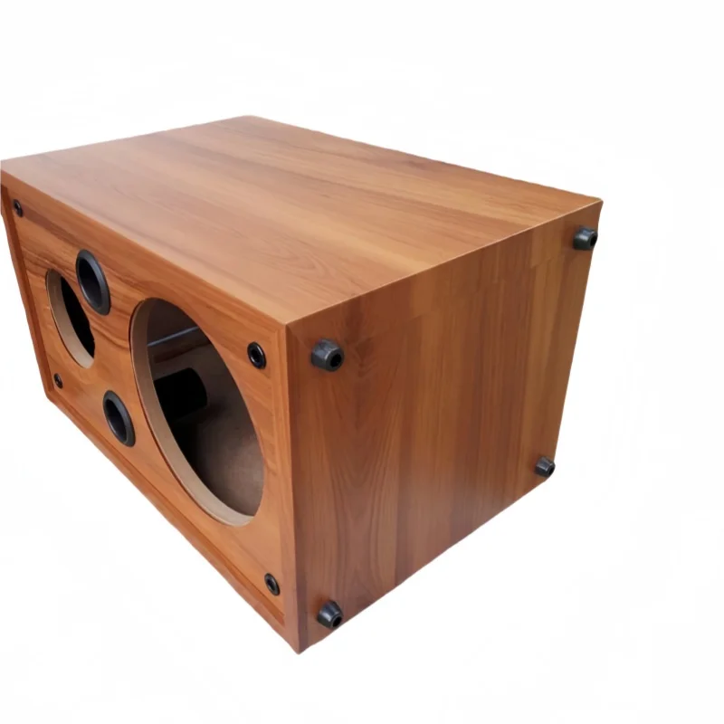 Caixa vazia tweeter de 4 polegadas, woofer de 6,5 polegadas, caixa de alto-falante para carro/casa diy, caixa de som de 1 peça, caixa de alto-falante de madeira, caixa de áudio passiva