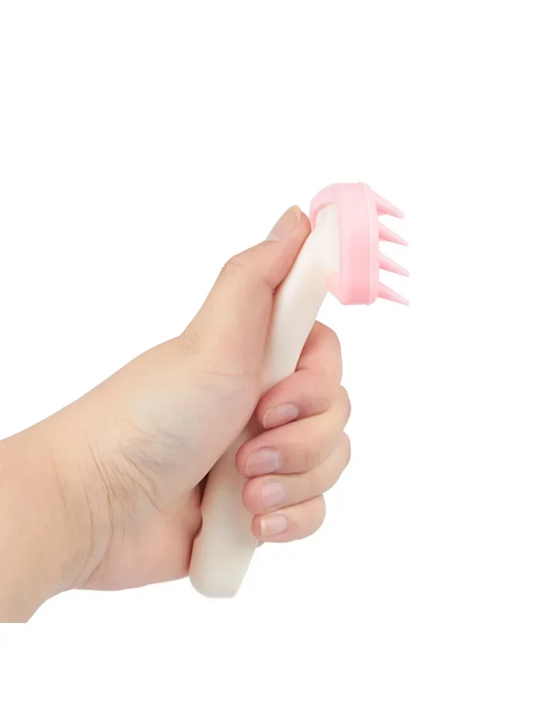 Silicone pequeno animal de estimação coelho pente aliciamento trimmer escova de pele para cobaia chinchila limpeza aliciamento ferramenta acessórios lapin