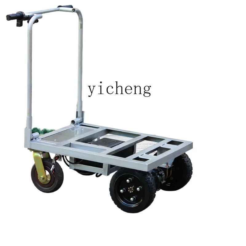 

ZK electric trolley, special truck for pulling tiles, flat panel into elevator folding truck