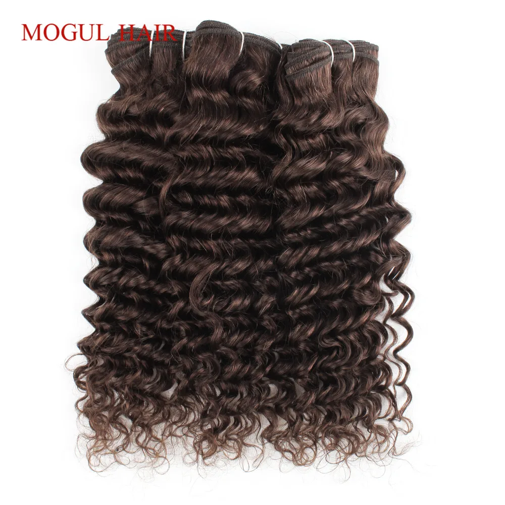1 Bundle Deep Wave Hair Weave Natural Color Loose Deep Wave Remy Human Hair Extension Dark Brown Ombre Honey Blonde Mogul Hair