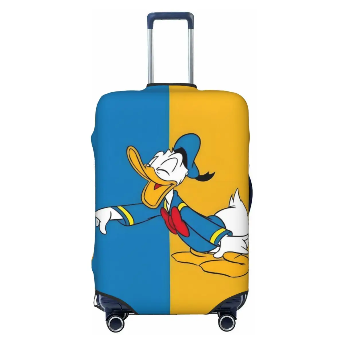

Custom Donald Anime Duck Suitcase Cover Dust Proof Funny Cartoon Luggage Covers Protector for 18-32 inch