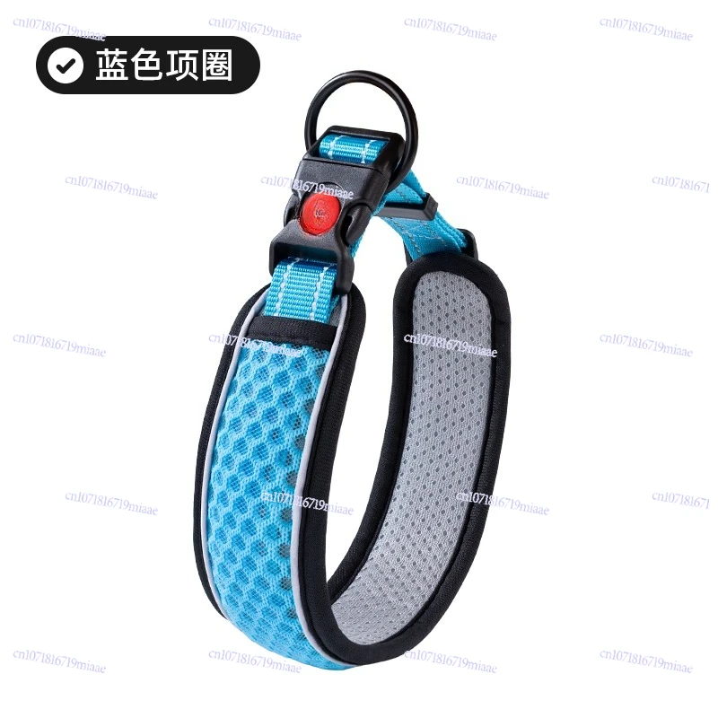 

Collar collar dog collar neck sleeve chain size medium dog walking leash leash Shiba Inu pet