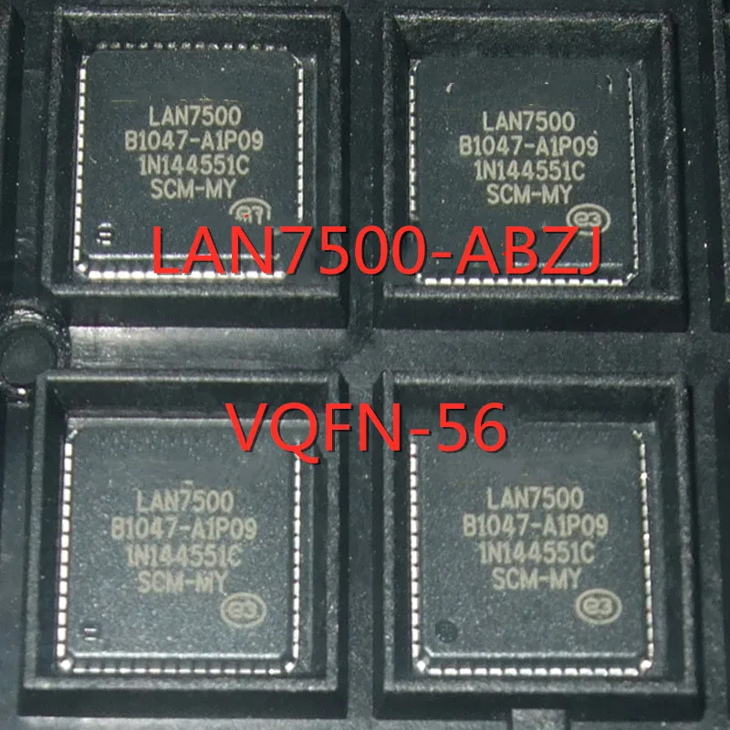 2PCS/LOT  LAN7500 LAN7500I-ABZJ VQFN-56 Ethernet USB Controller Chip New In Stock GOOD Quality