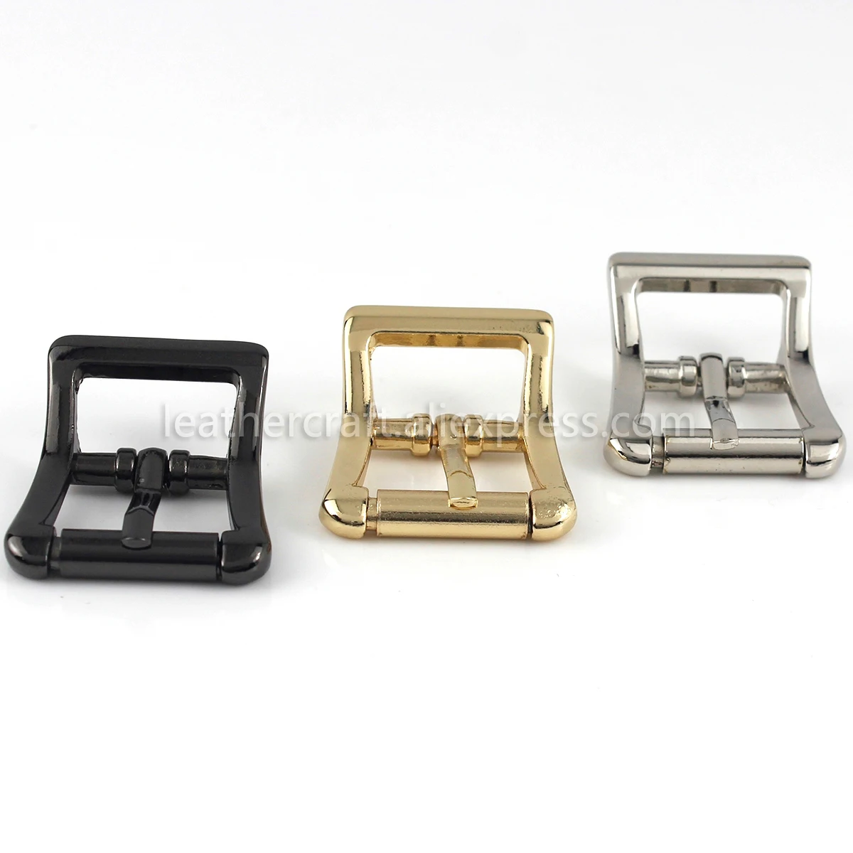 1piece Metal Middle Bar Roller Buckles End Bar Heel Bar Buckle Single Pin Half Buckle Bag Leather Craft Strap Garment Webbing