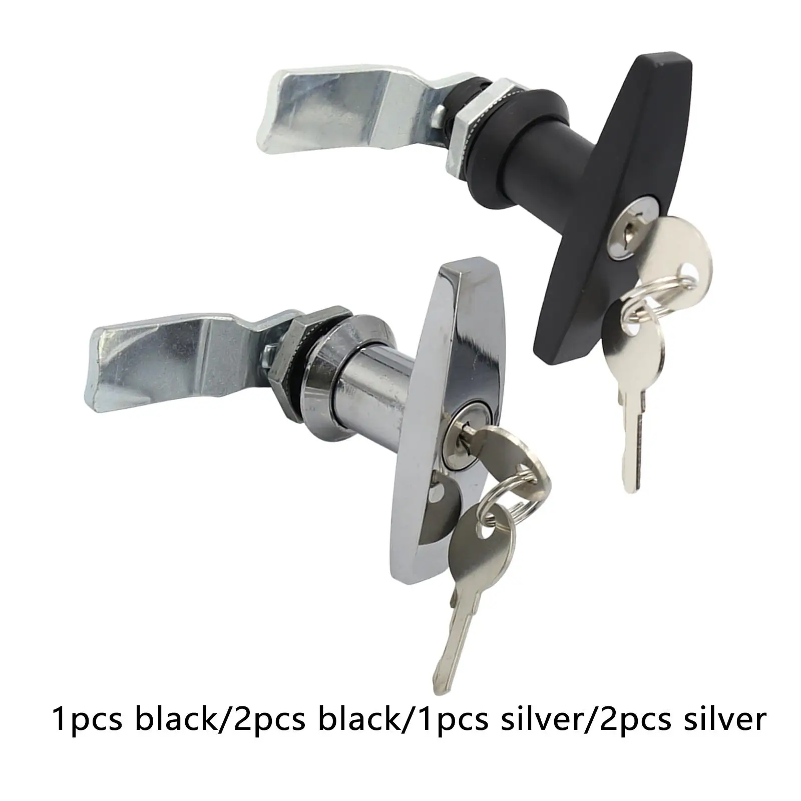 Anti-Theft T SHAPE Handle Lock with Keys Trailer T Handle Industrial Cabinet