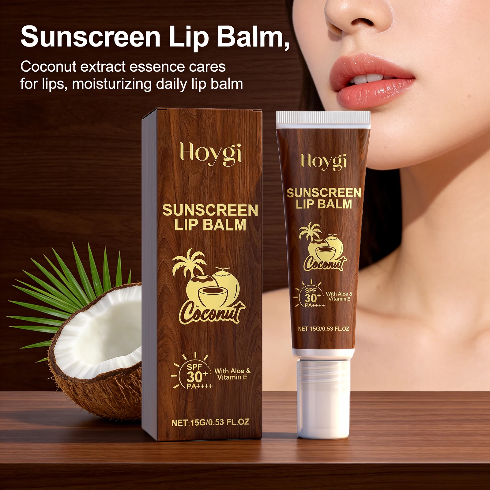 Sunscreen Lip Balm Spf 30+ Anti UV Remove Dead Skin Fade Lip Fine Lines Anti-Crack Moisturizing Nourishing Lipstick Cosmetics