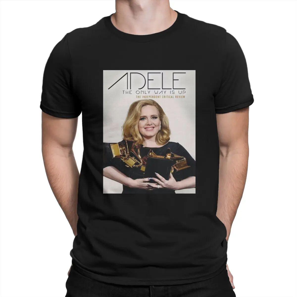 Ward T Shirts Men's  Cotton Novelty T-Shirts O Neck A-Adele Singer Tee Shirt Short Sleeve Tops New Arrival