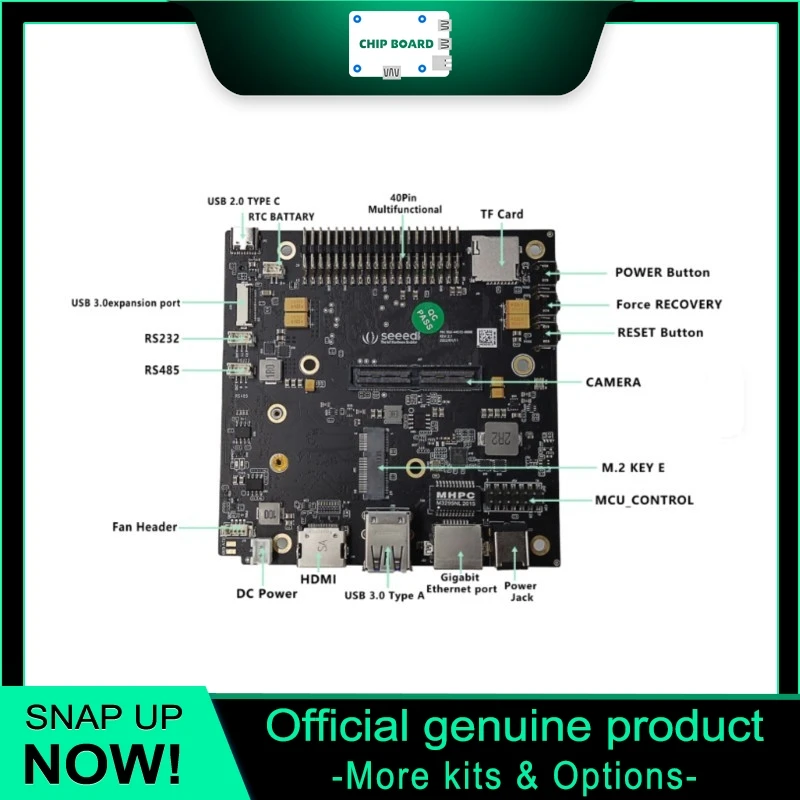 

Leetop A505 Carrier Board for Jetson AGX Xavier, Robust AI Development Platform for Industrial and Robotics Systems