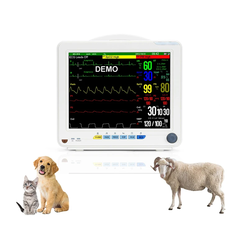 

VCA12NT Медицинское оборудование для домашних животных Ветеринарный монитор артериального давления для собак