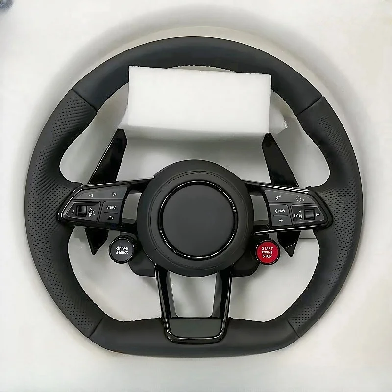 For Volkswagen VW CC Magotan POLO Golf 67GTI Passat Tiguan Scirocco R Genuine Leather Steering Wheel Modification Customization