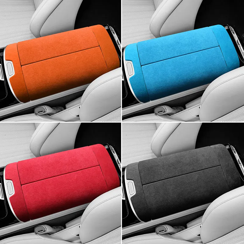 

Made of Alcantara For Mercedes W223 S-Class Maybach Seat Armrest Boot Cover Trim Sticker Interior Performance Tuning Accessories