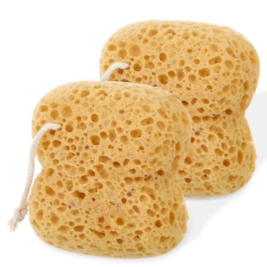 2 Pcs Body Shower Bath Sponge, Large Size Exfoliating Sponges for Shower Scrubber Foam Loofah Bubbling Bubble Scrub for Bathroo