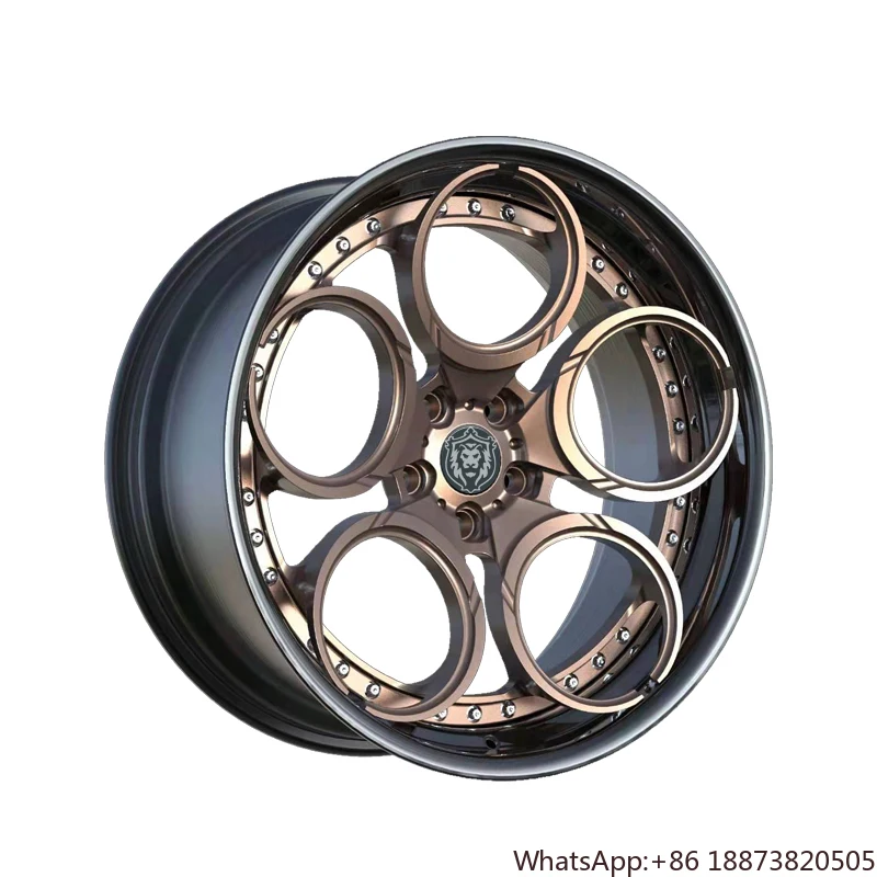 Custom forged wheels aluminum alloy car rim 2 pieces car wheels 18 19 20 21 22 24 inch car rims