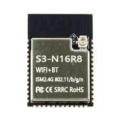 ESP32 S3 N16R8 2.4G Wifi BT Module with Dual-Core Low Power MCU Internet of Things 8MB PSRAM 16MB Flash ESP32-S3