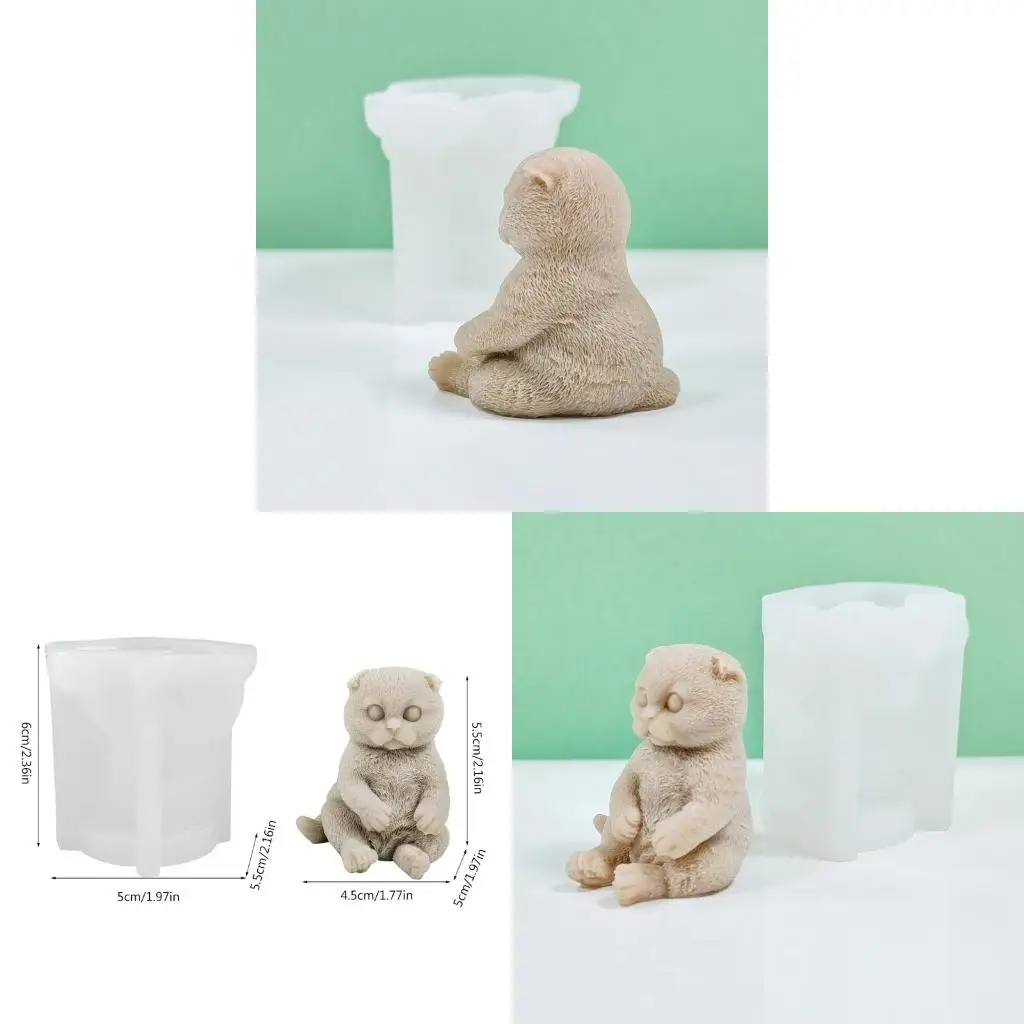 Animal Scented Silicone Mold Handmades 3D Scented Epoxy Mold