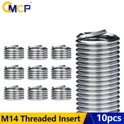 CMCP M14X2 M14x1.5 Threaded Insert Stainless Steel Thread Repairing Tool Helicoil Screw Thread Repair Kit Threading Tools