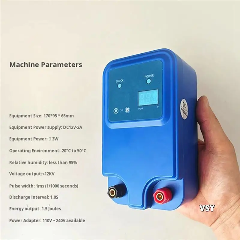 

Electronic Fence Booster Ranch Electric Fence 10KM 12V For Animals Cattle Sheep Chicken Farm EU-PLUG