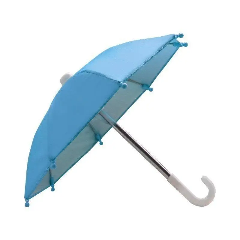 Mini Phone Umbrella Universal Fit Windproof Sun Shade Suction Cup for Motorbike Riding Phone Sun Protection