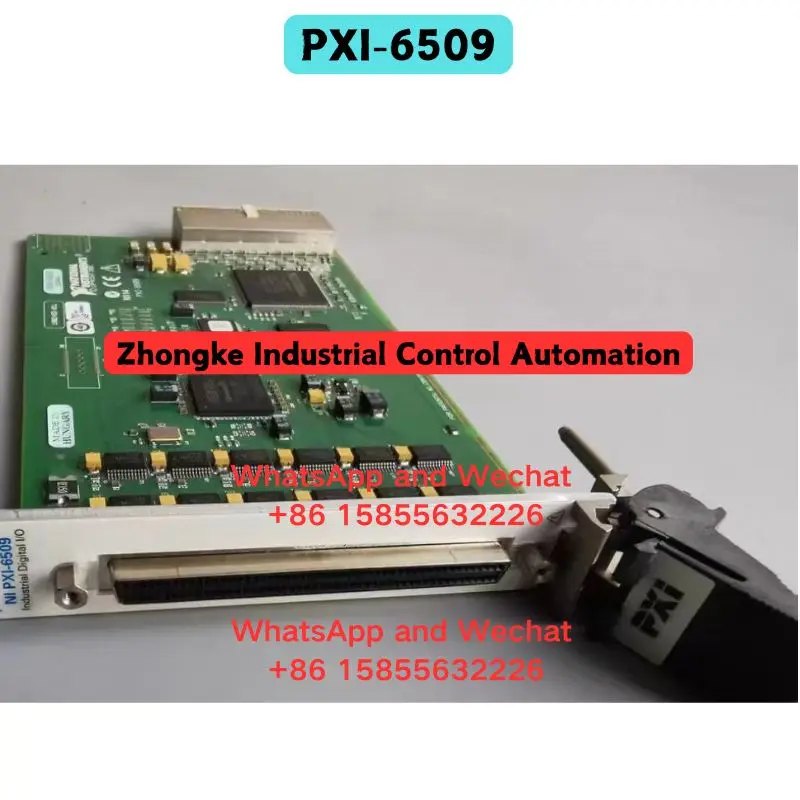 Used OEM disassembled parts PXI-6509 Acquisition card Functional test OK Fast Shipping