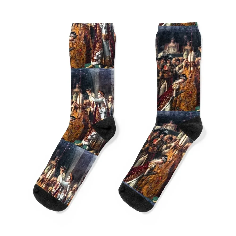 Louvre Paris - Le Sacre de Napoleon Socks Wholesale snow Boy Child Socks Women's