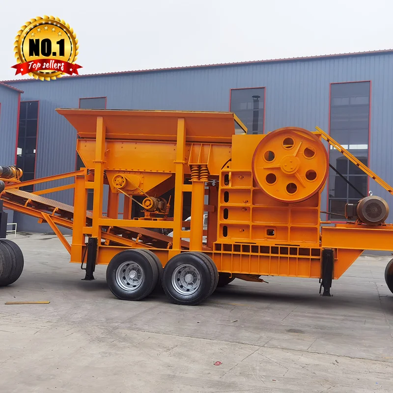 Penghancur Batu Rahang Seluler 200-300 Tph dengan Harga Roda