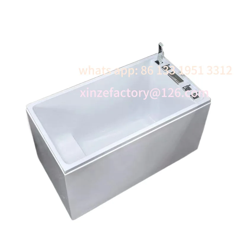 

Bathtub Adult Children Bath Household Deep Sitting Small Household Freestanding Acrylic Bathtub