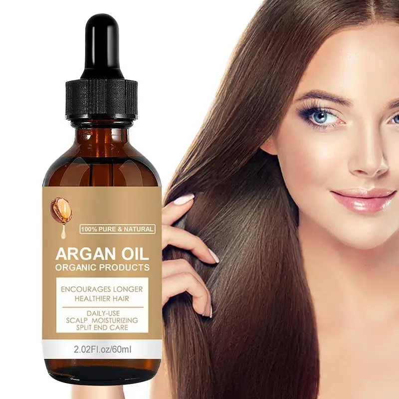 

Argan Oil for Hair Growth Natural Nourishing Moroccan Argan Oil 60ml Non-greasy Oil Control Hair Regrowth Oil Strengthening Hair