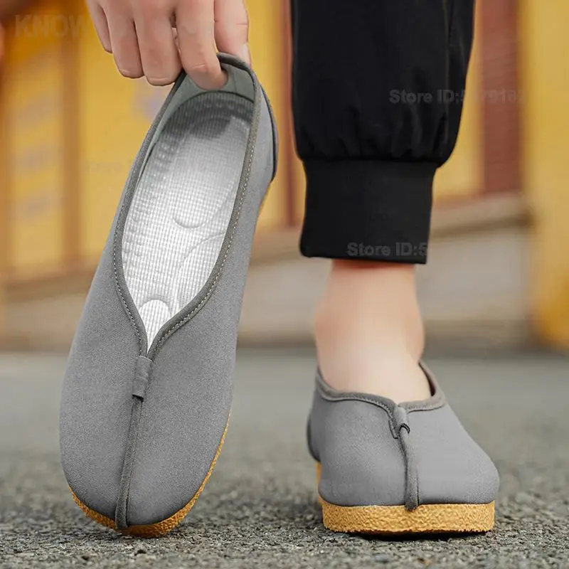 2026 New Buddhist Shoes Unisex Lay Practitioner Arhat Shoes Four Seasons Breathable Casual Footwear for Meditation Zen Practice
