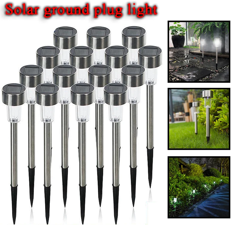 Outdoor Water Proof Garden Lights Solar Lawn Lights Outdoor Camping Lights Garden Atmosphere Plant Landscape Decorative Lamp Hot