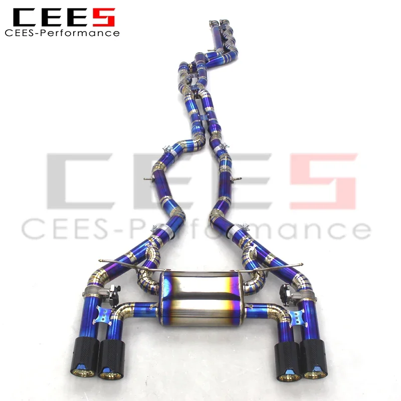 CEES  Automobile Exhaust Catback System All Titanium Exhaust For BMW M2C/M2 Competition F87 3.0T 2018-2023