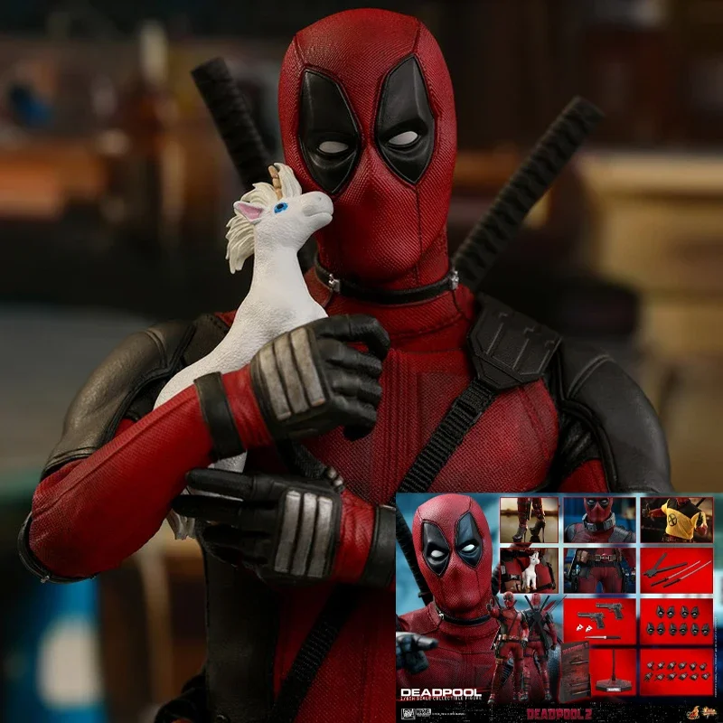 موديل ديدبول من سلسلة HOTTOYS MMS490: تقييم شامل لدمية 1/6 من فيلم Once Upon a Deadpool