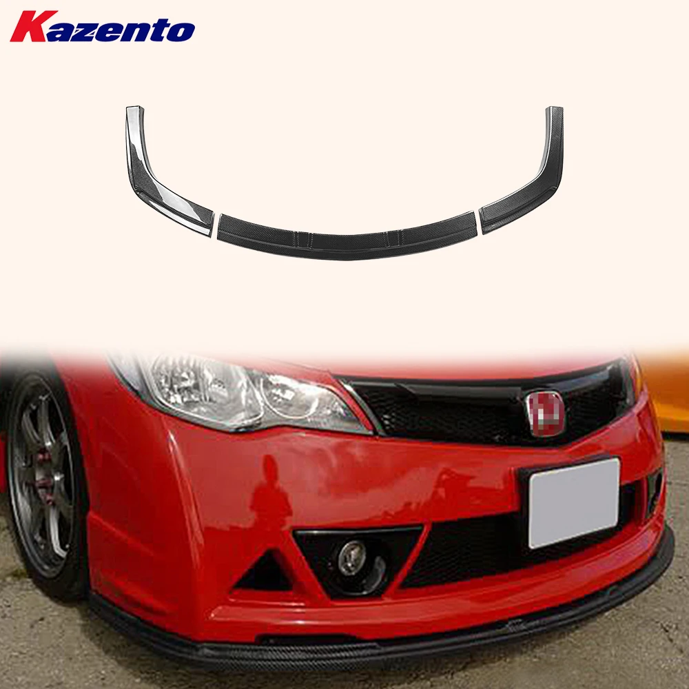 

For Honda Civic Type R FD2 Sedan 4 Door 2007-11 MUG Style Carbon RR Front Lip