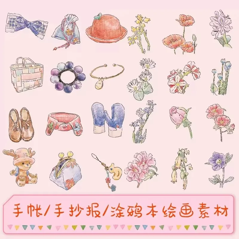 New Color Pencil Warm Hand Painting Book Vol.1-6 Landscape Gourmet Animal Elegant Color Lead Line Drawing Tutorial Book