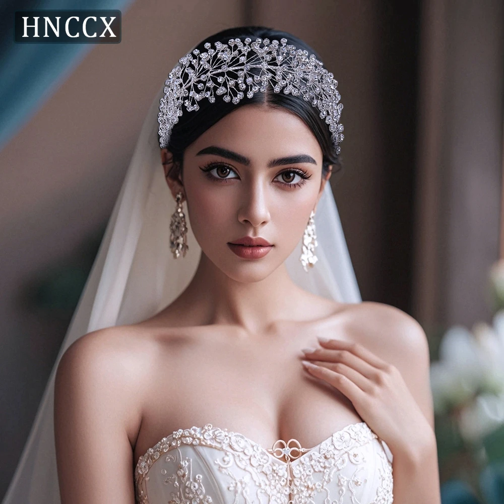 

YouLaPan Luxurious Bridal Wedding Rhinestone Headband Handmade Suitable Exquisite Ladies' Banquets Dance Hair Accessories HP412