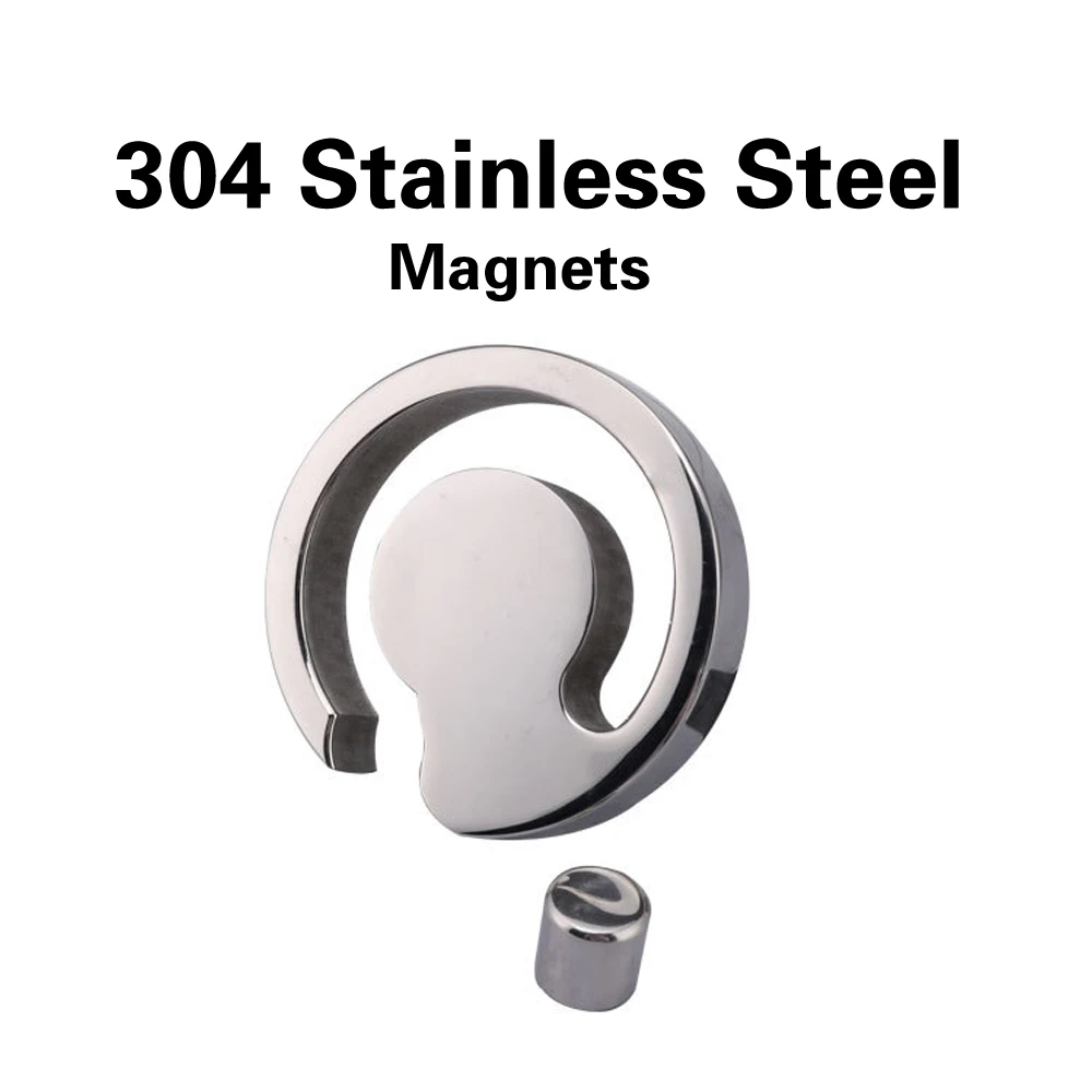 Magnets Scrotum Weight-bearing Ring, 304 Stainless Steel Testicular Restraint Pendant, Penis Training, Adult Sex Toys - view 4
