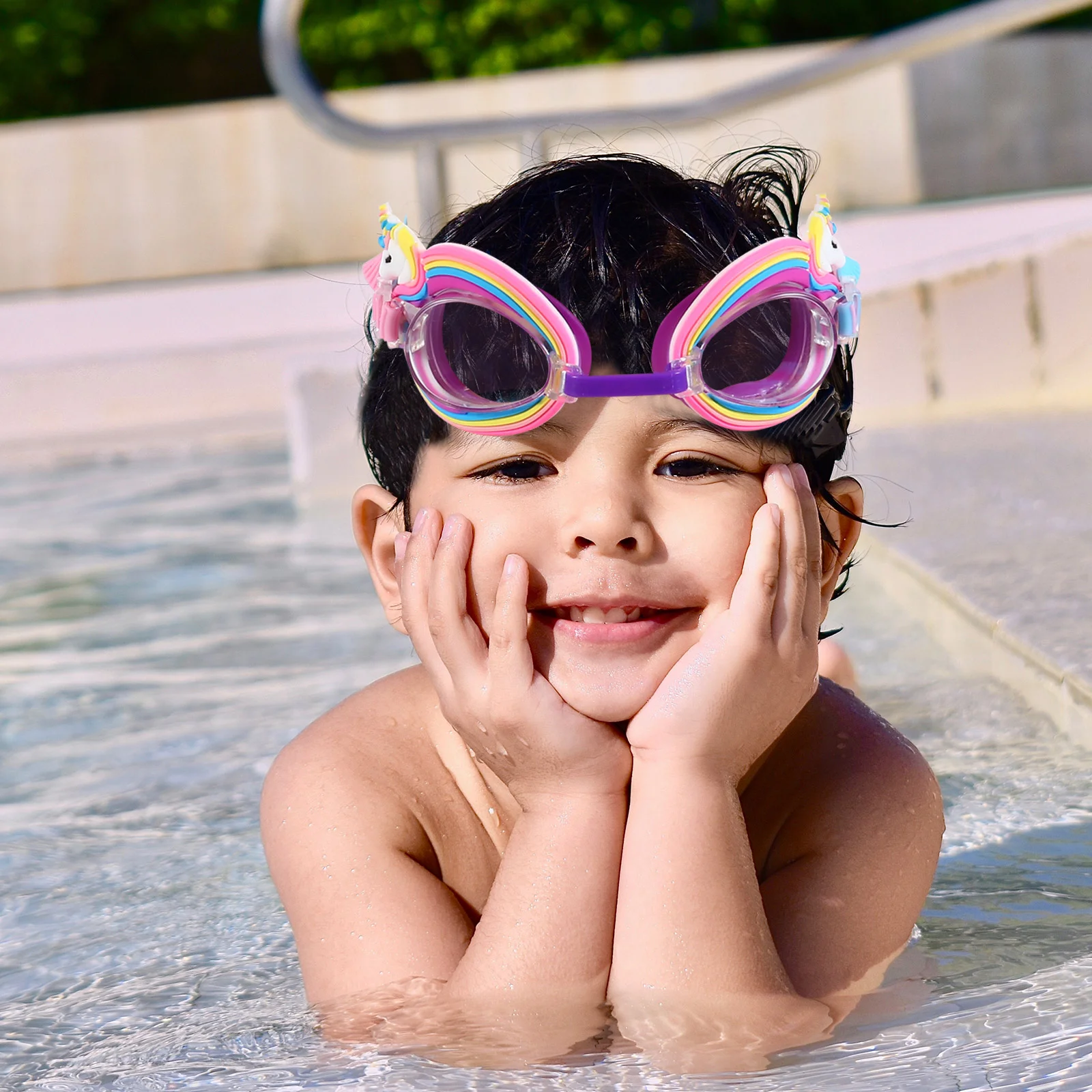 Lunettes de natation sous-marines interdites pour enfants, lunettes anti-buée pour aquarium