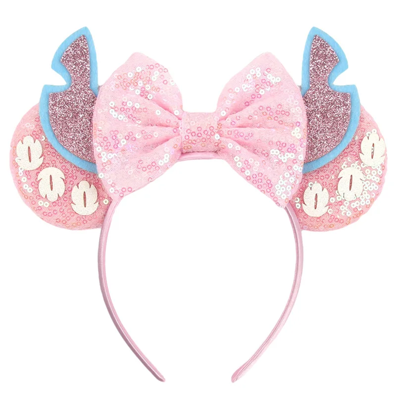 

Disney Mickey Christmas Headband Children's Stitch Mickey Sequin Headband Holiday Party Headband Headband Headband