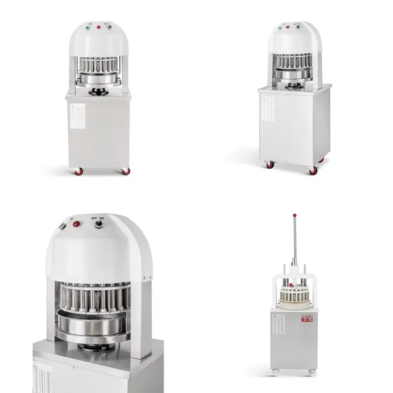 New Stainless Steel Dough Dividing and Rounding Machine Automatic Bread Maker Built-in 36 Portions 220V 750W Vietnam Factory