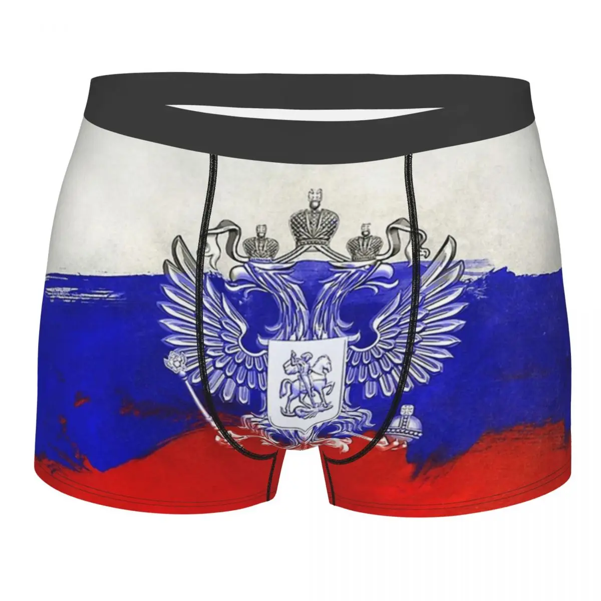 Painted Flag Of Russia Flag of Russia Underpants Homme Panties Male Underwear Ventilate