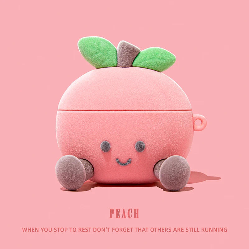 Red Solid Color Earphone Case For AirPods Pro 2 Pro 3 Soft Silicone Shockproof Headphone Cover Cute Red Earbuds Protective Shell view 6