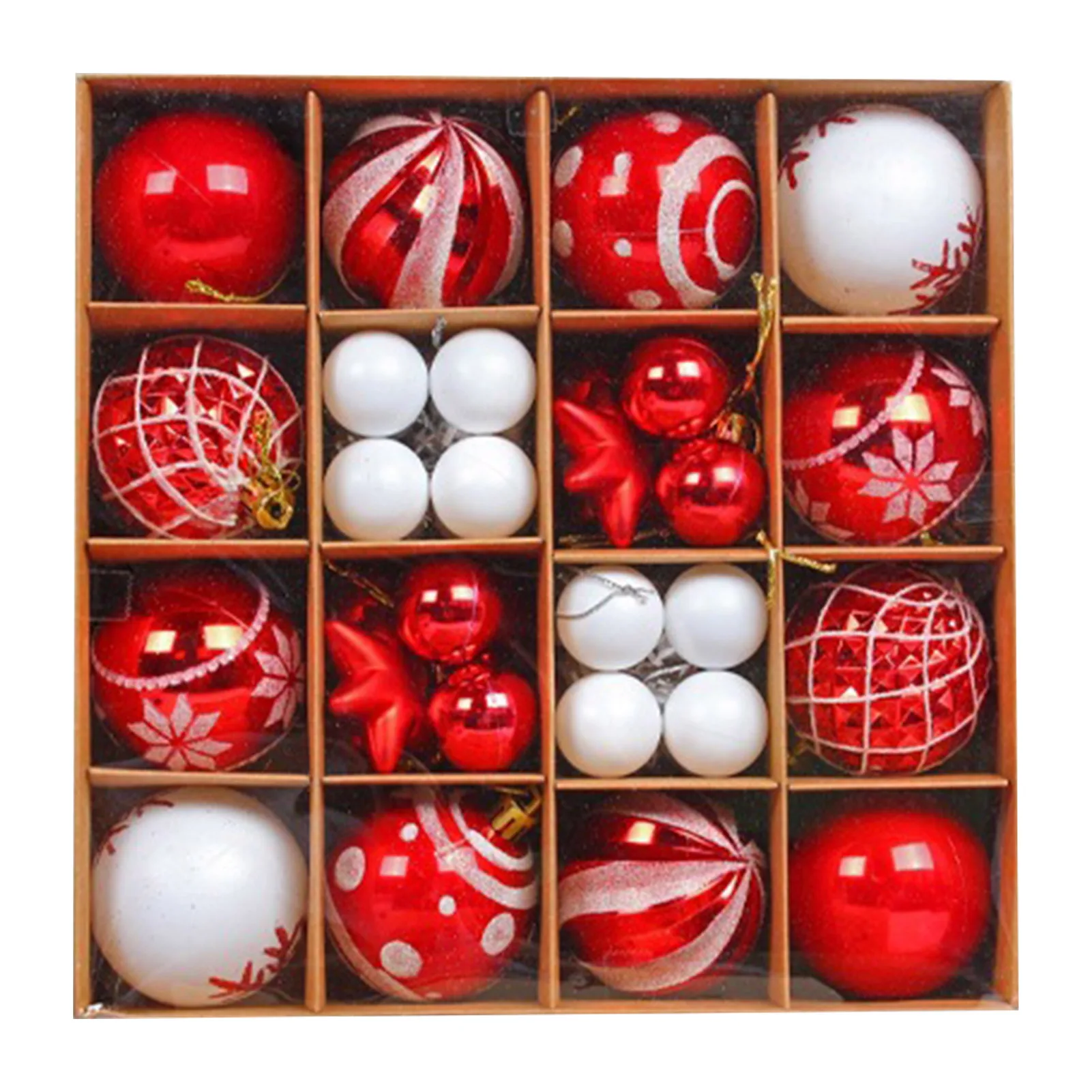 42Pcs Christmas Ball Set Christmas Tree Decor Christmas Decoration Hanging Pendant Xmas Festival Party New Year 2023 Ornament