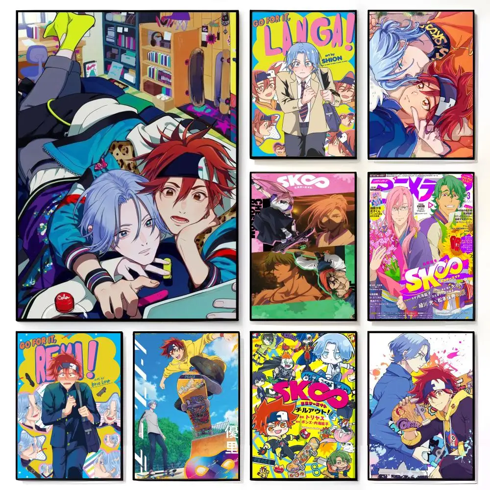 Anime Cool Boy S-Sk8 The Infinity Poster American Film Mural Home Childrens Room Wall Decor Print