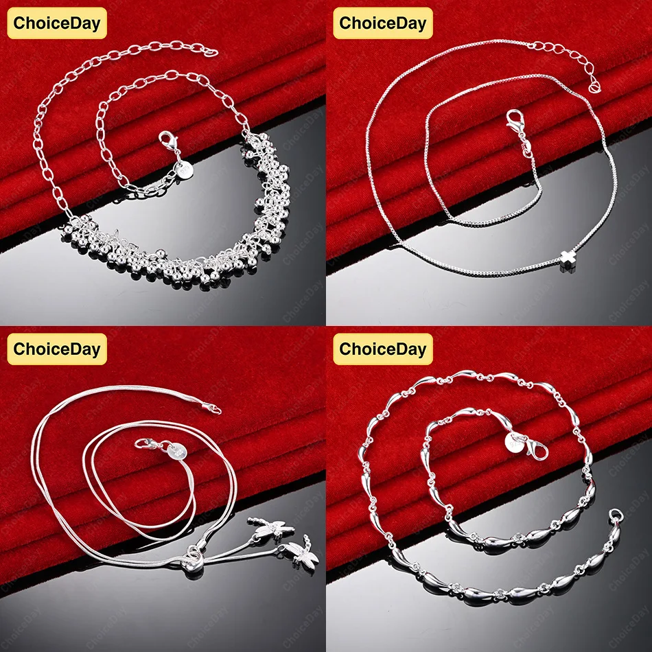 

ChoiceDay 925 Sterling Silver Luxury Exquisite Dragonfly Necklace Women's Party Jewelry Wedding Gift Accessories