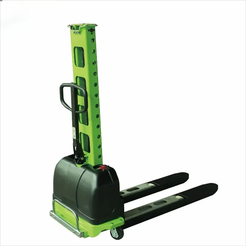 500Kg Self Load hydraulic stacker manual forklift price Lifting up 800mm to 1300mm