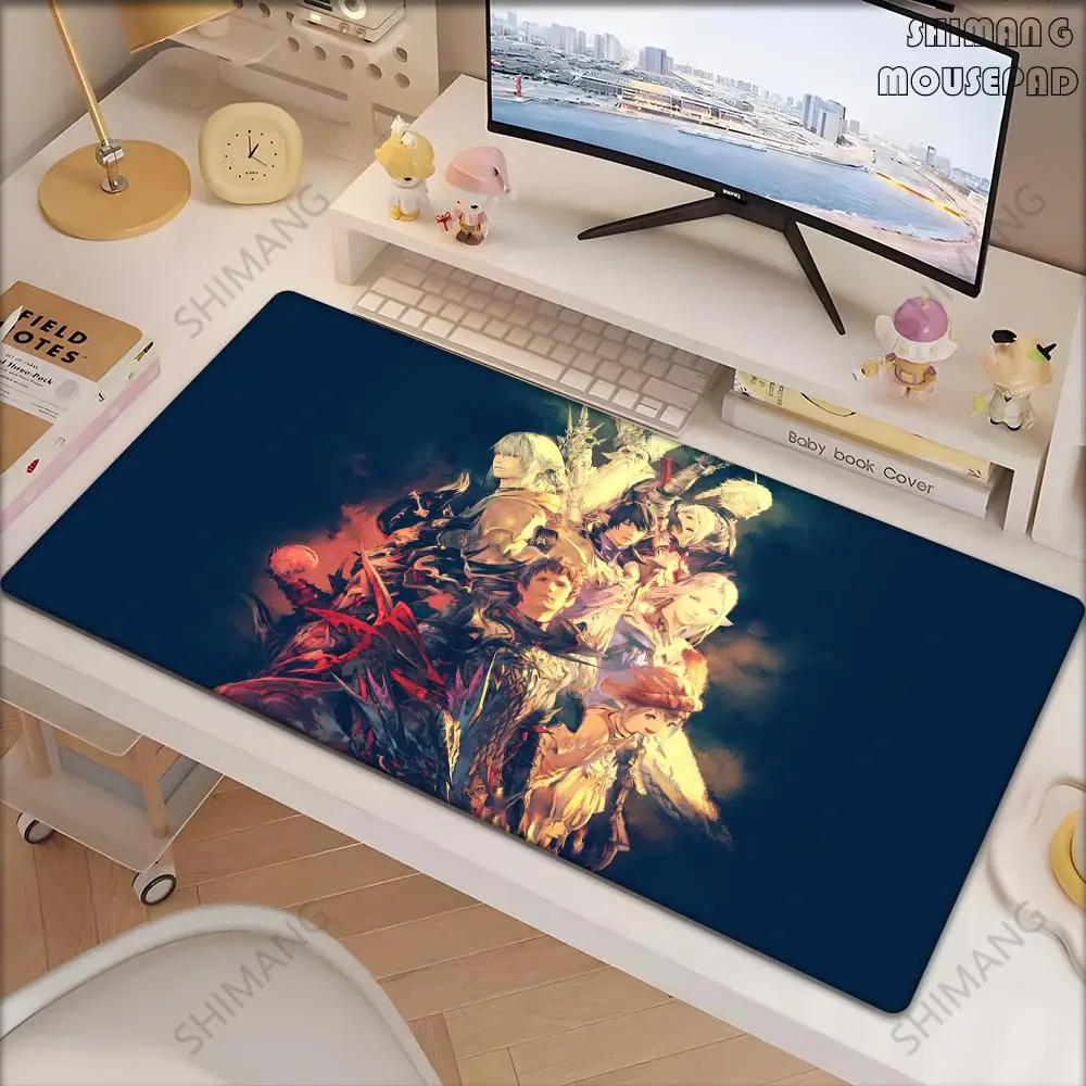

Large Gaming Mouse Pad Final Fantasy 7 Computer Mousepad PC Gamer Laptop Mouse Mat Office Mausepad XXL Keyboard Mat Desk Pads