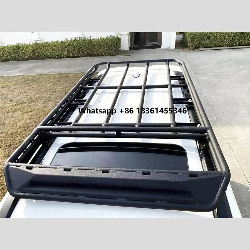 

Heavy Duty Manganese Steel Black Roof Rack Cargo Basket