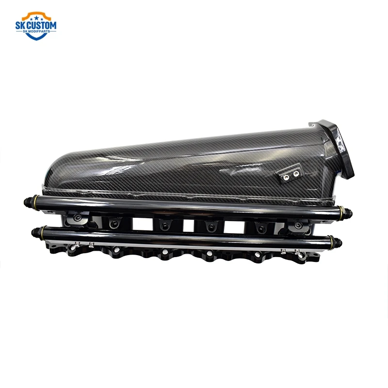 

Intelligent Library For 1JZ 2JZ GTE Engine Carbon Fiber 12 Injetor Intake Manifold Fuel Rail 100mm Throttle