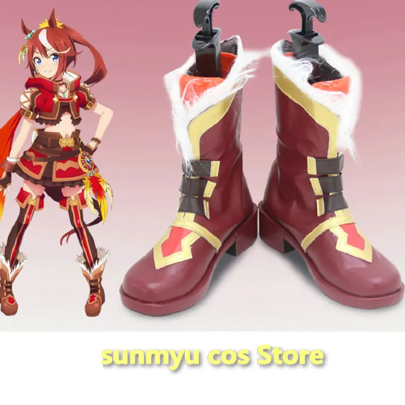 

Обувь для косплея Uma Musume Pretty Derby Tokai Teio, красные ботинки